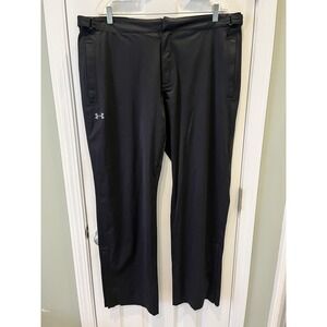 Under Armour XL Storm 3 Waterproof Golf Pant Adjustable Zip Cuff Black 1281279